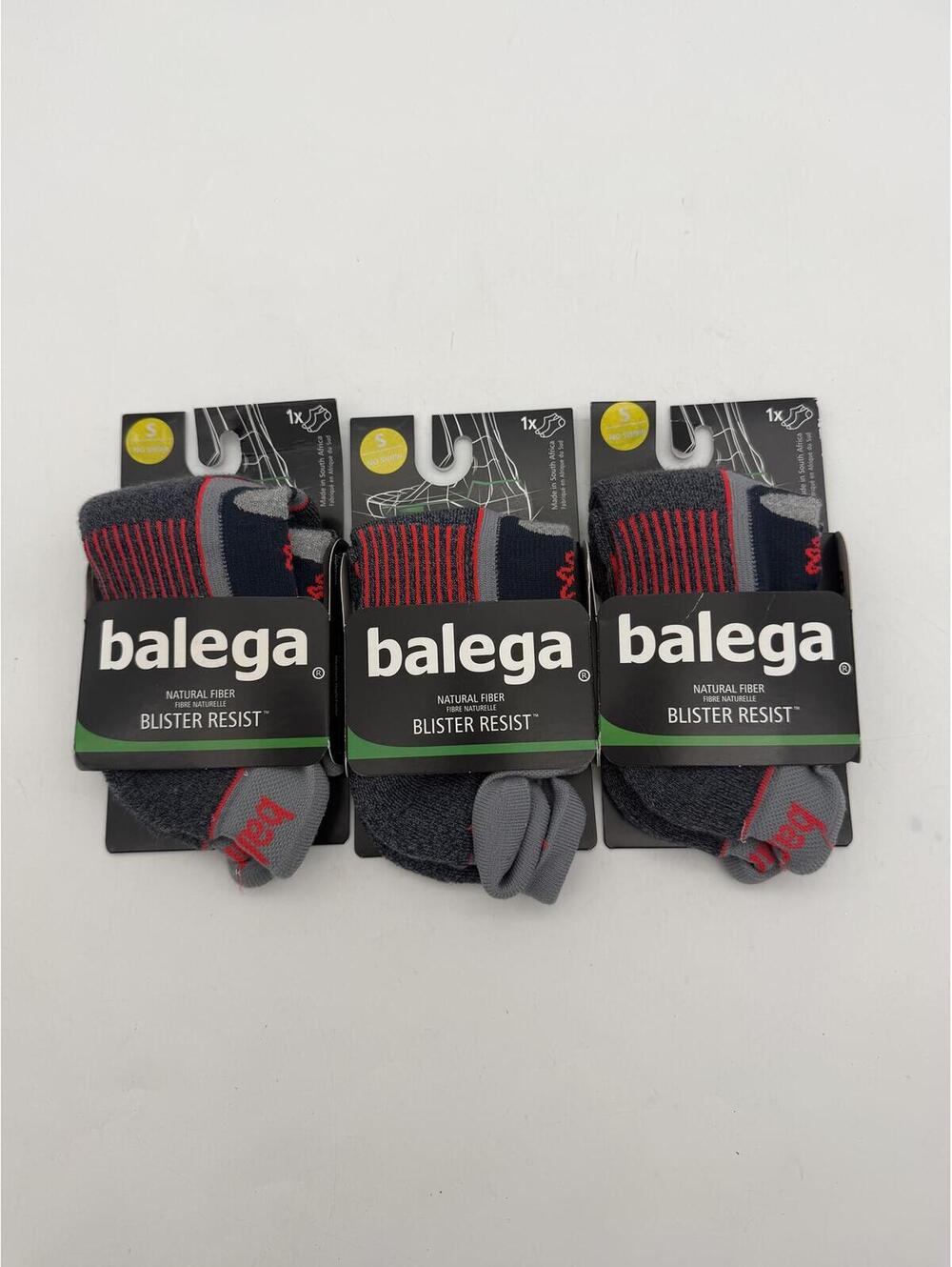 Balega Blister Resist Socks Pack of 3 Small NWT